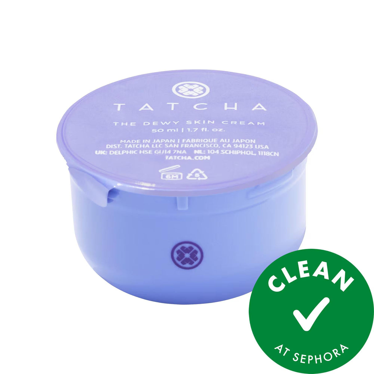 The Dewy Skin Cream - Refillable Hyaluronic Acid Moisturizer for Normal to Dry Skin - Anti-Aging, Cruelty-Free