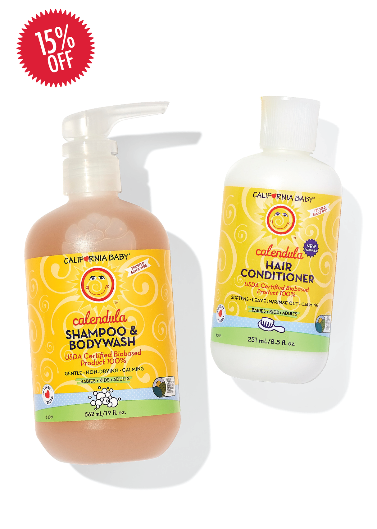 Set de champú + acondicionador Calendula™