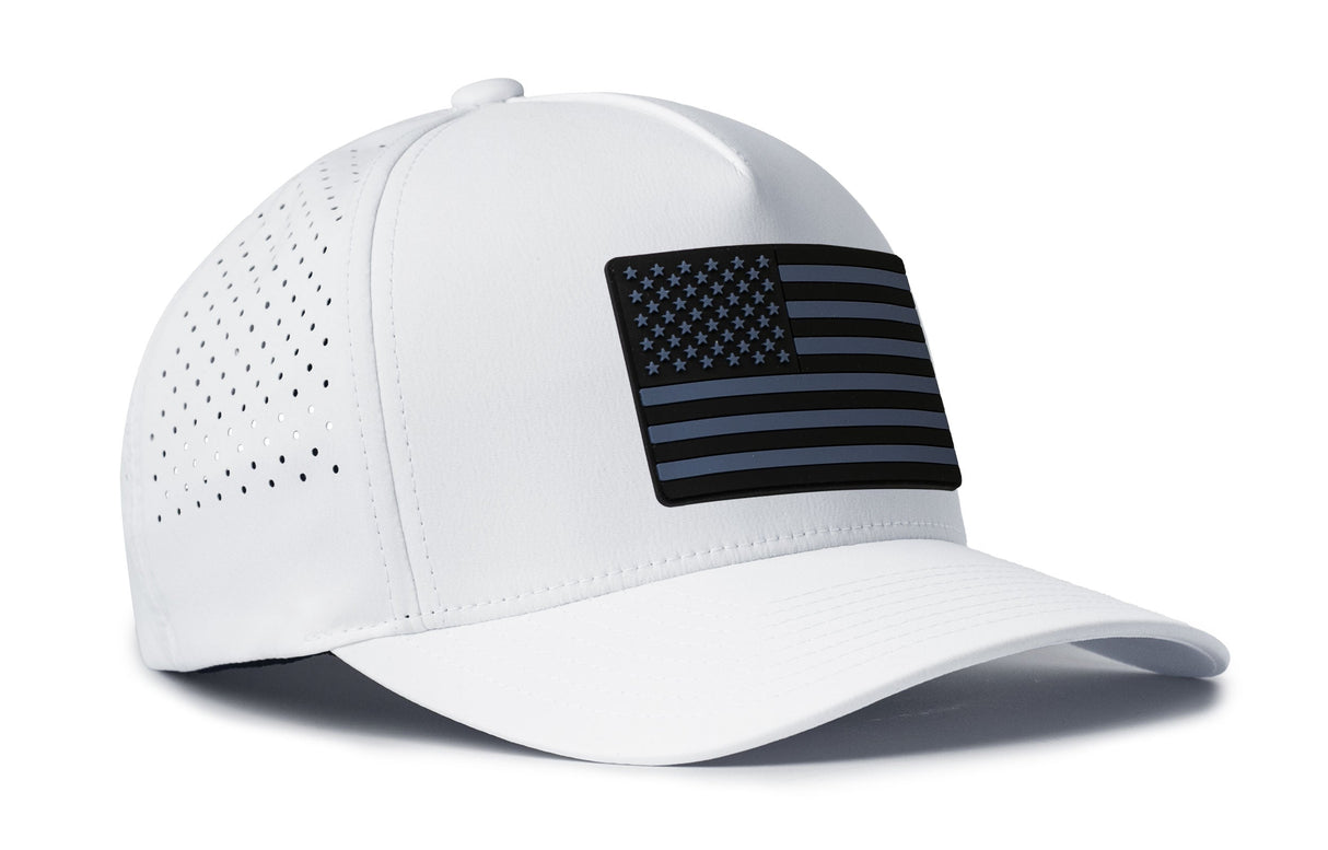 American Flag Performance 5-Panel Hat | Usa Tactical Flexfit® Snapback