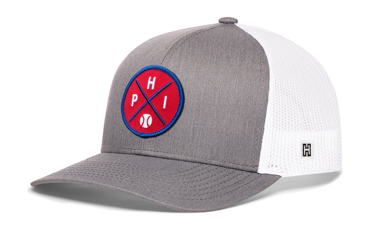 Philadelphia Trucker Hat | PHI X Baseball Snapback