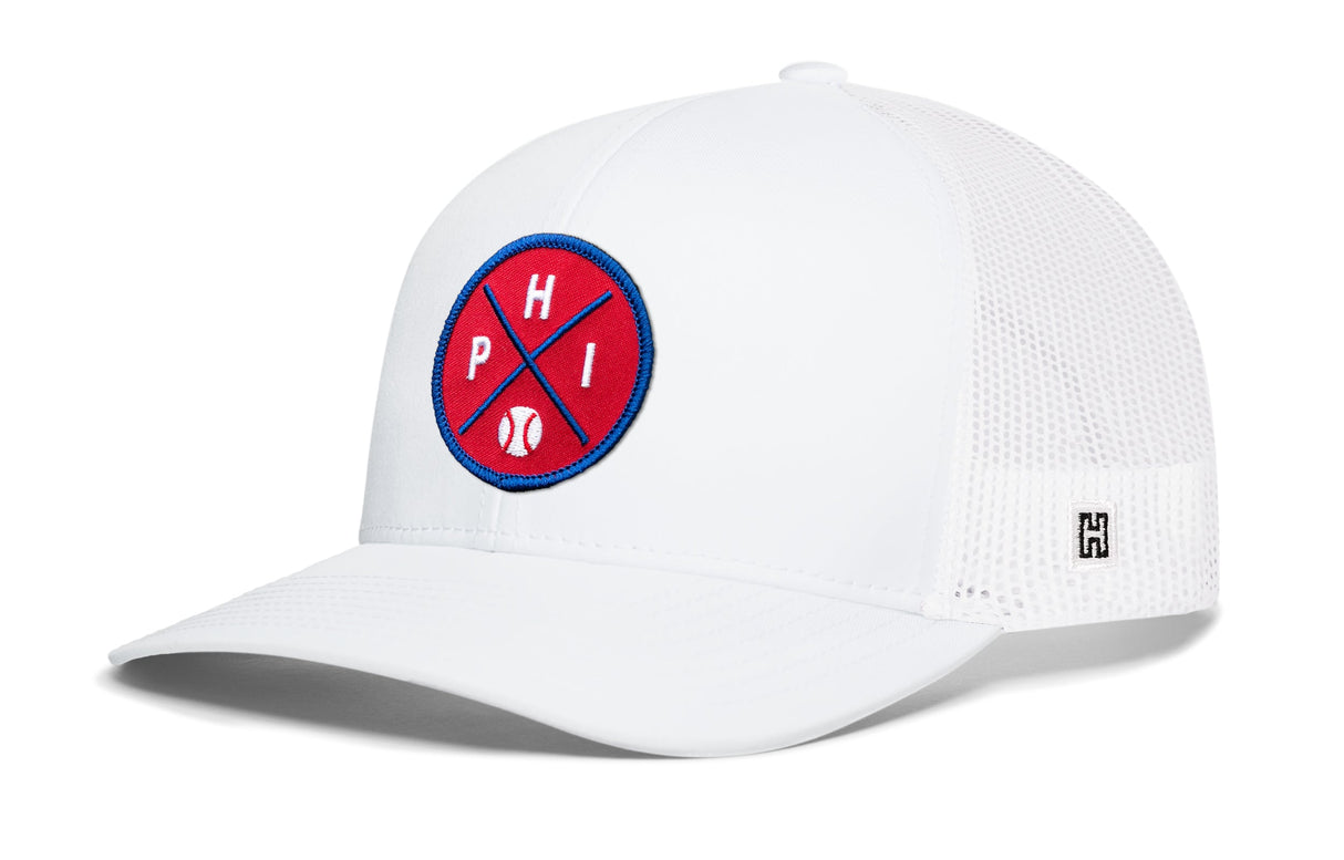 Philadelphia Trucker Hat | PHI X Baseball Snapback