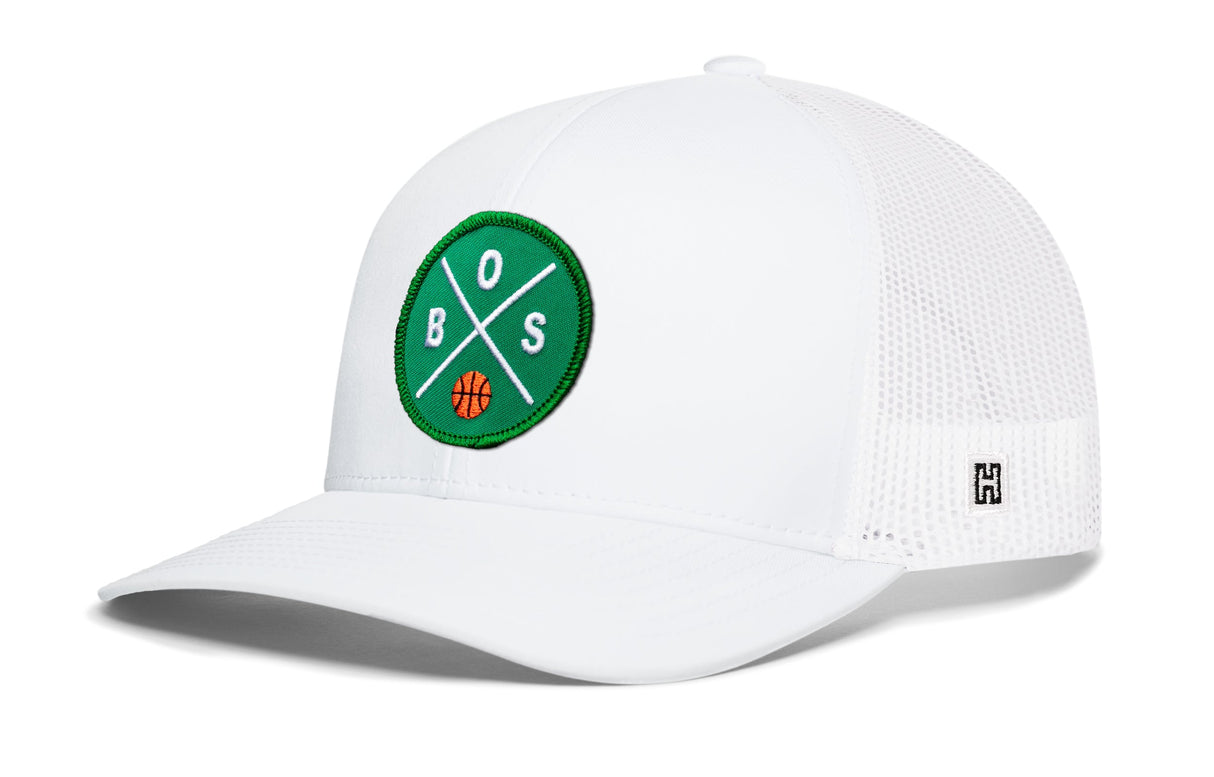 Boston Trucker Hat | BOS X Basketball Snapback