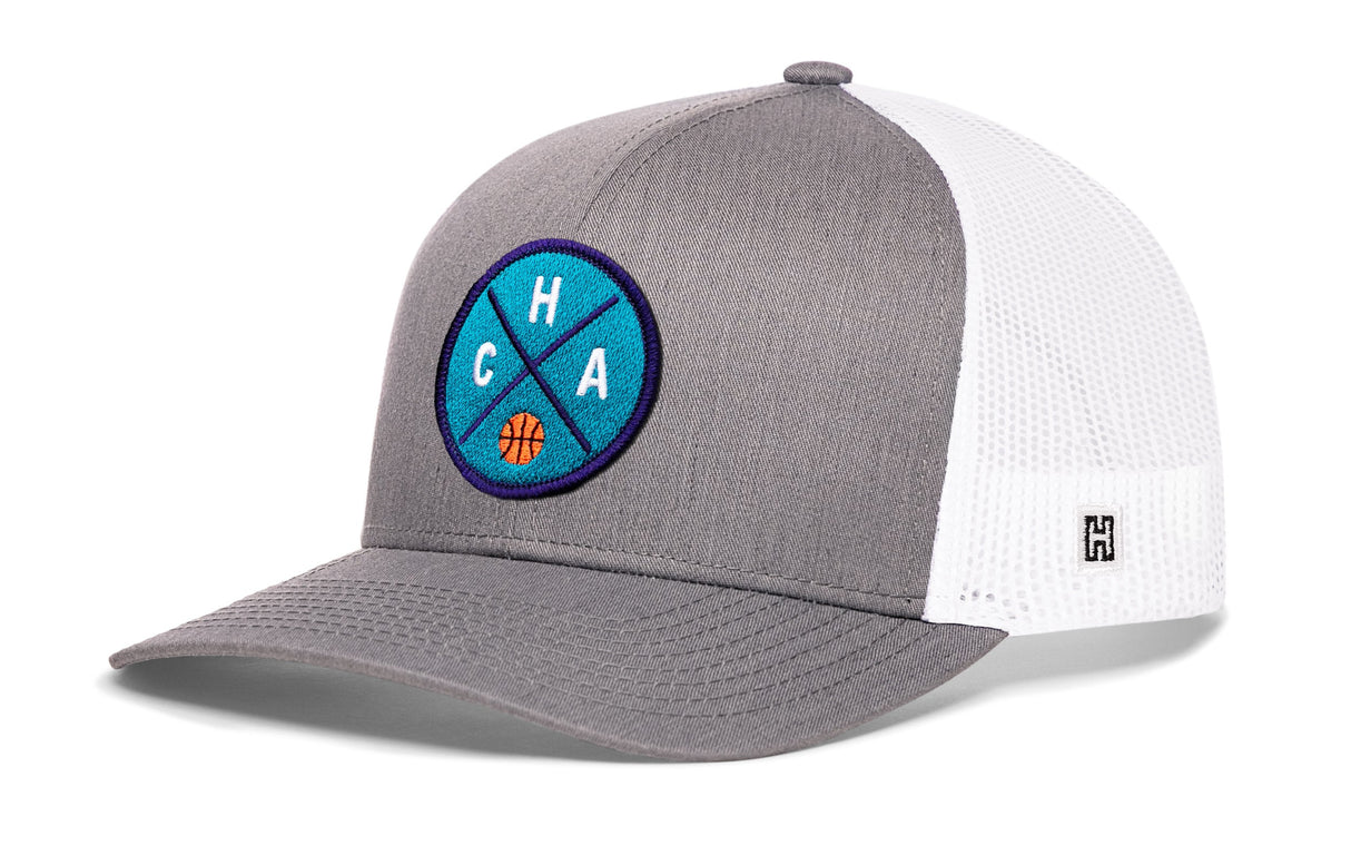 Charlotte Trucker Hat | CHA X Basketball Snapback