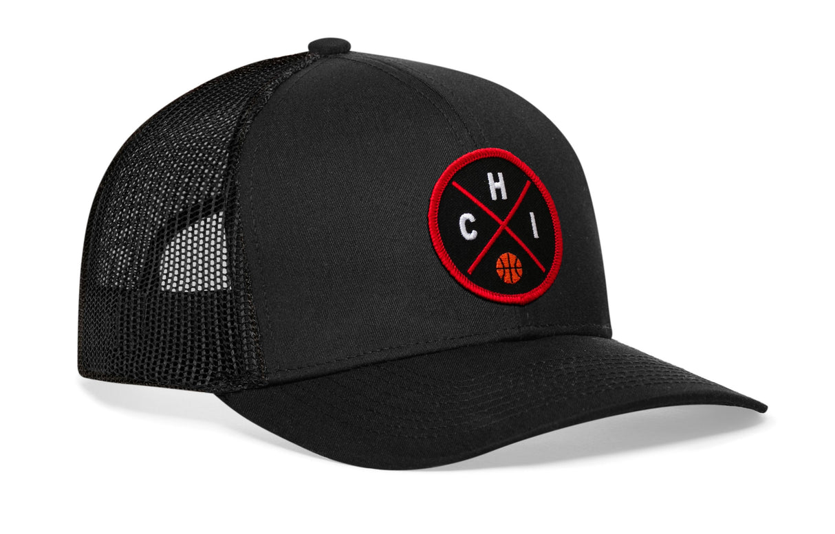 Chicago Trucker Hat | CHI X Basketball Snapback