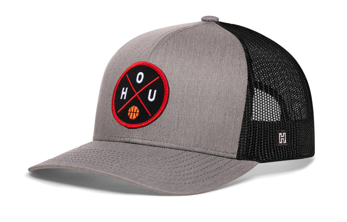 Houston Trucker Hat | HOU X Basketball Snapback