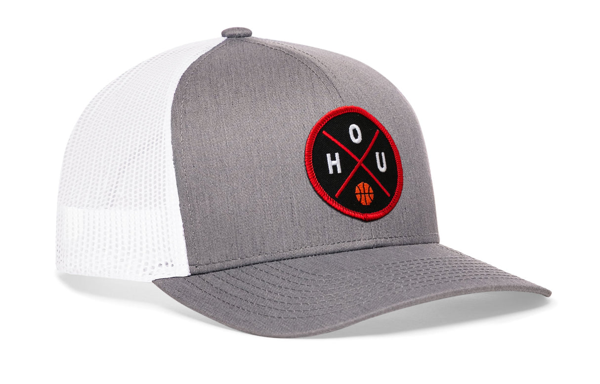 Houston Trucker Hat | HOU X Basketball Snapback