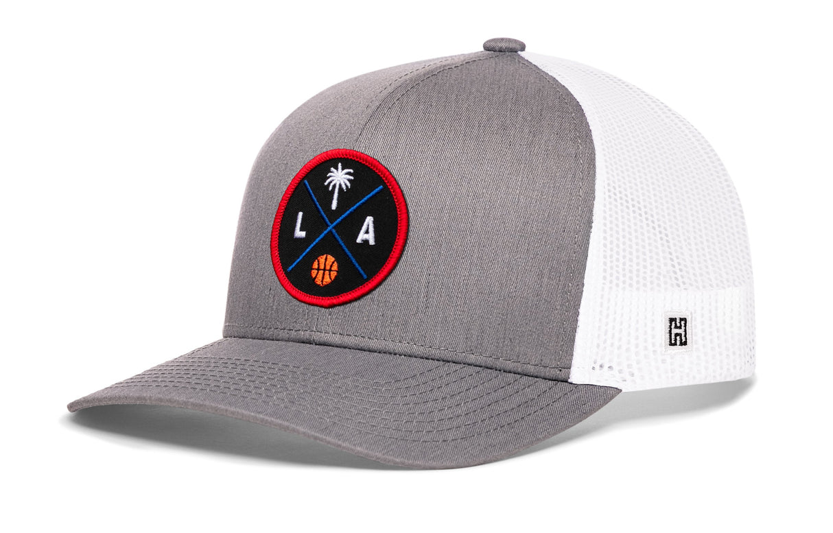 Los Angeles Trucker Hat | LA X Basketball Snapback