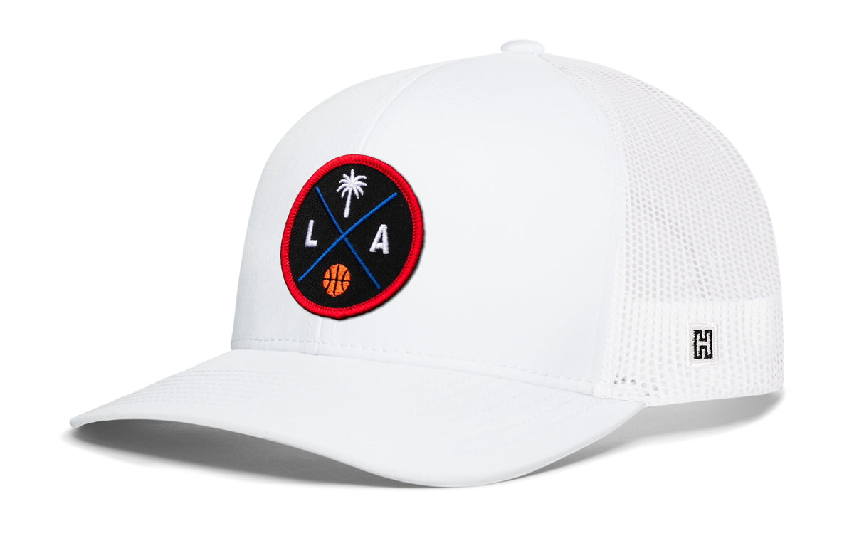Los Angeles Trucker Hat | LA X Basketball Snapback