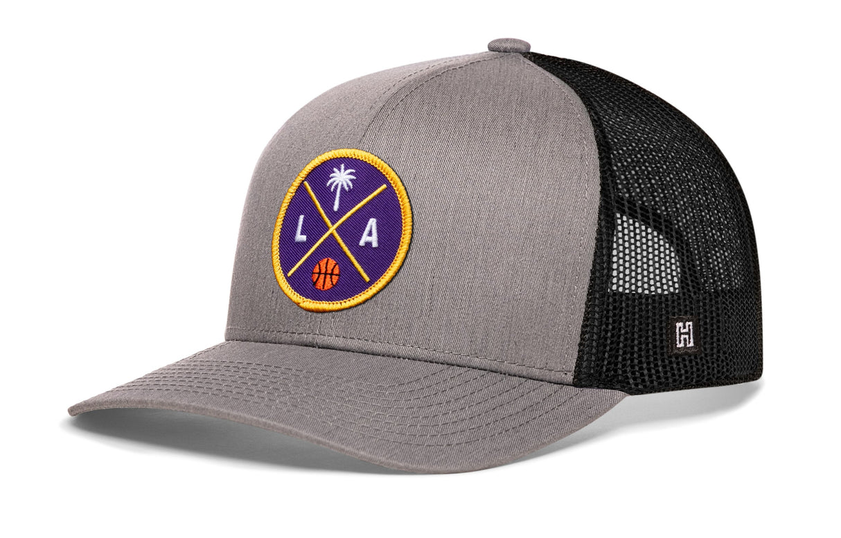 Los Angeles Trucker Hat | LA X Basketball Snapback