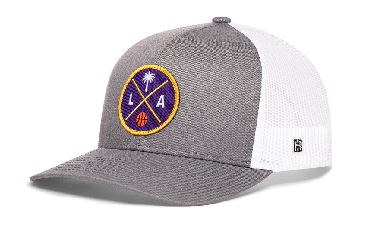Los Angeles Trucker Hat | LA X Basketball Snapback