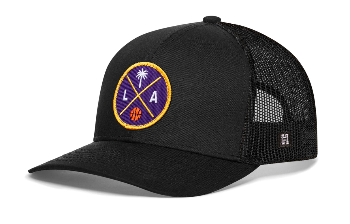 Los Angeles Trucker Hat | LA X Basketball Snapback