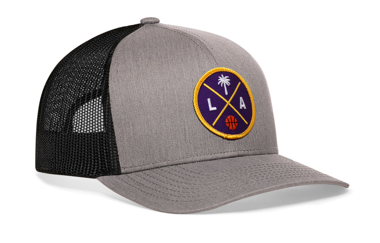 Los Angeles Trucker Hat | LA X Basketball Snapback