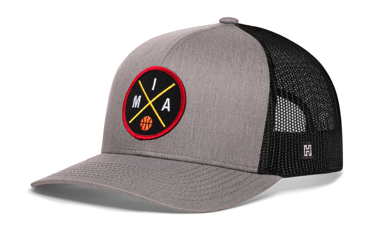 Miami Trucker Hat | MIA X Basketball Snapback