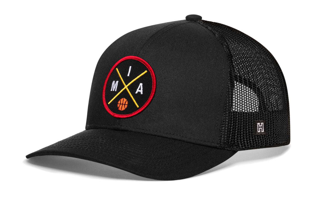 Miami Trucker Hat | MIA X Basketball Snapback