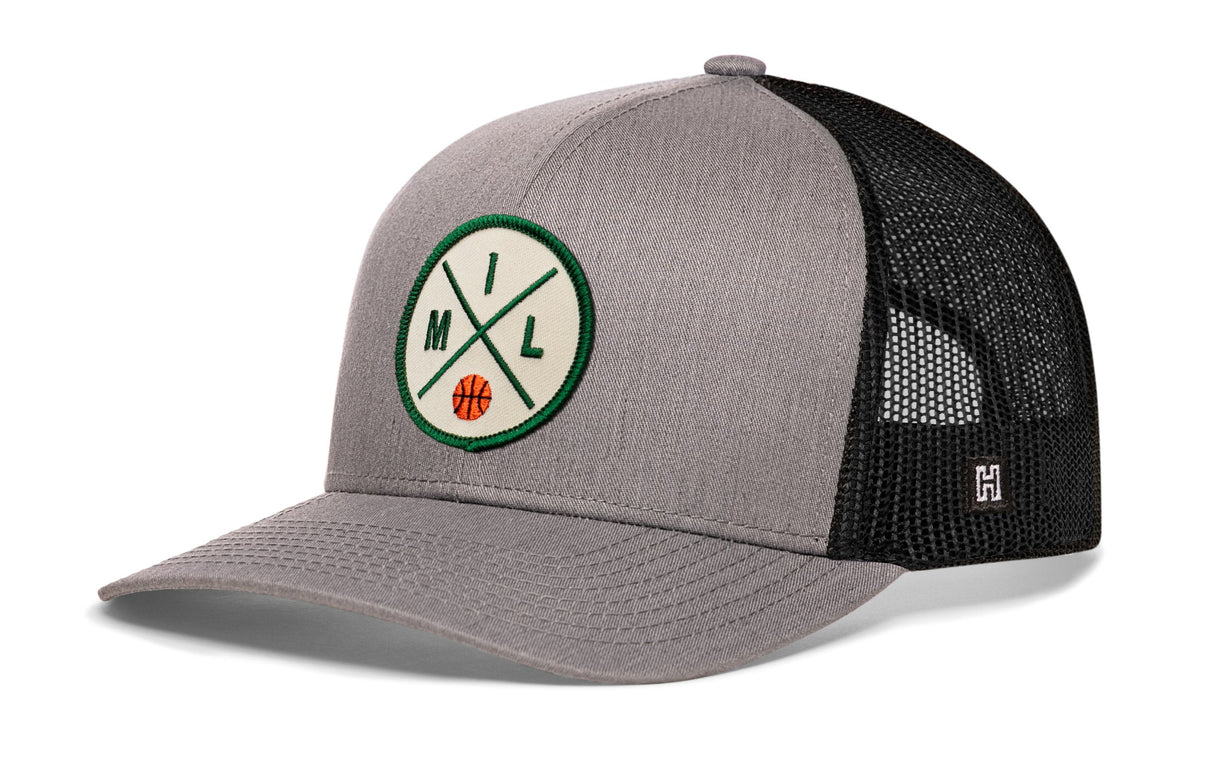 Milwaukee Trucker Hat | MIL X Basketball Snapback