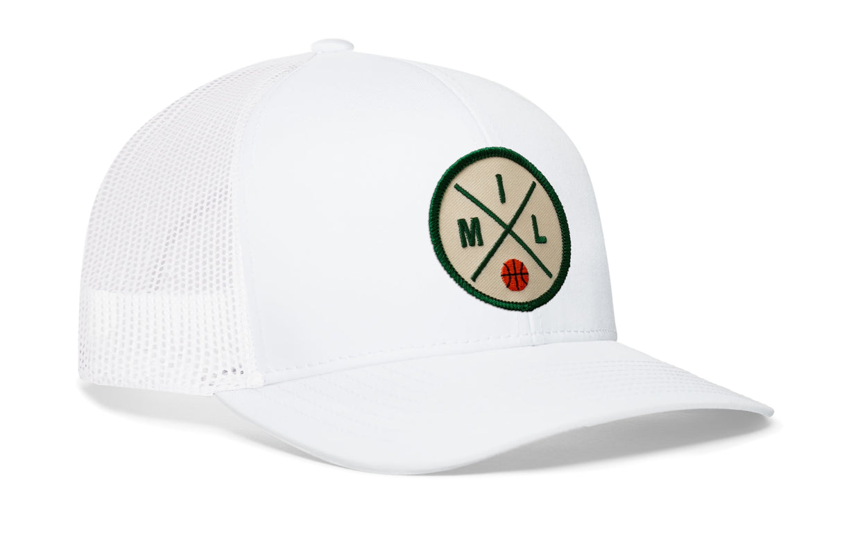 Milwaukee Trucker Hat | MIL X Basketball Snapback