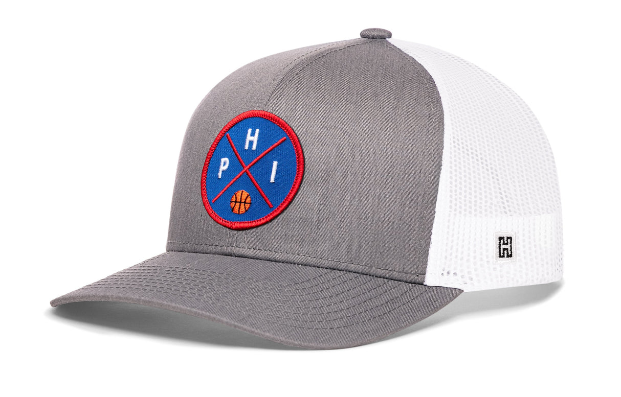 Philadelphia Trucker Hat | PHI X Basketball Snapback