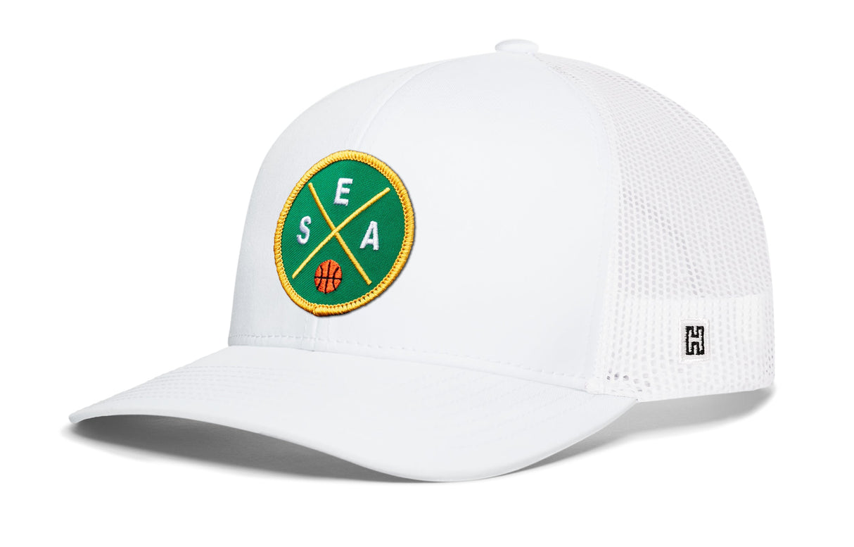 Seattle Trucker Hat | SEA X Basketball Snapback