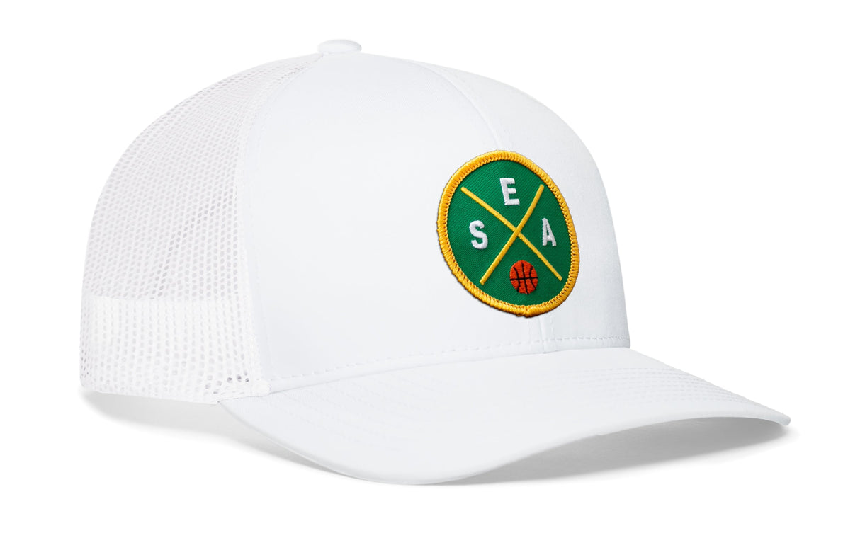 Seattle Trucker Hat | SEA X Basketball Snapback