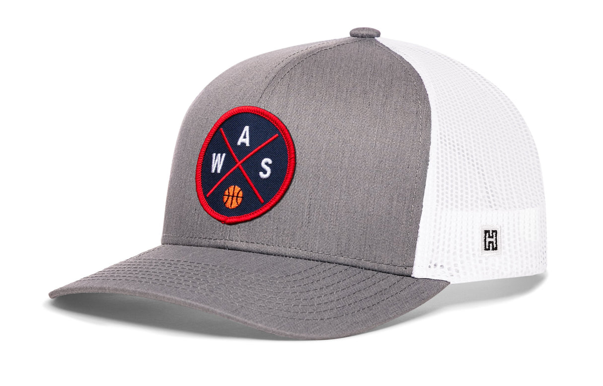 Washington DC Trucker Hat | WAS X Basketball Snapback