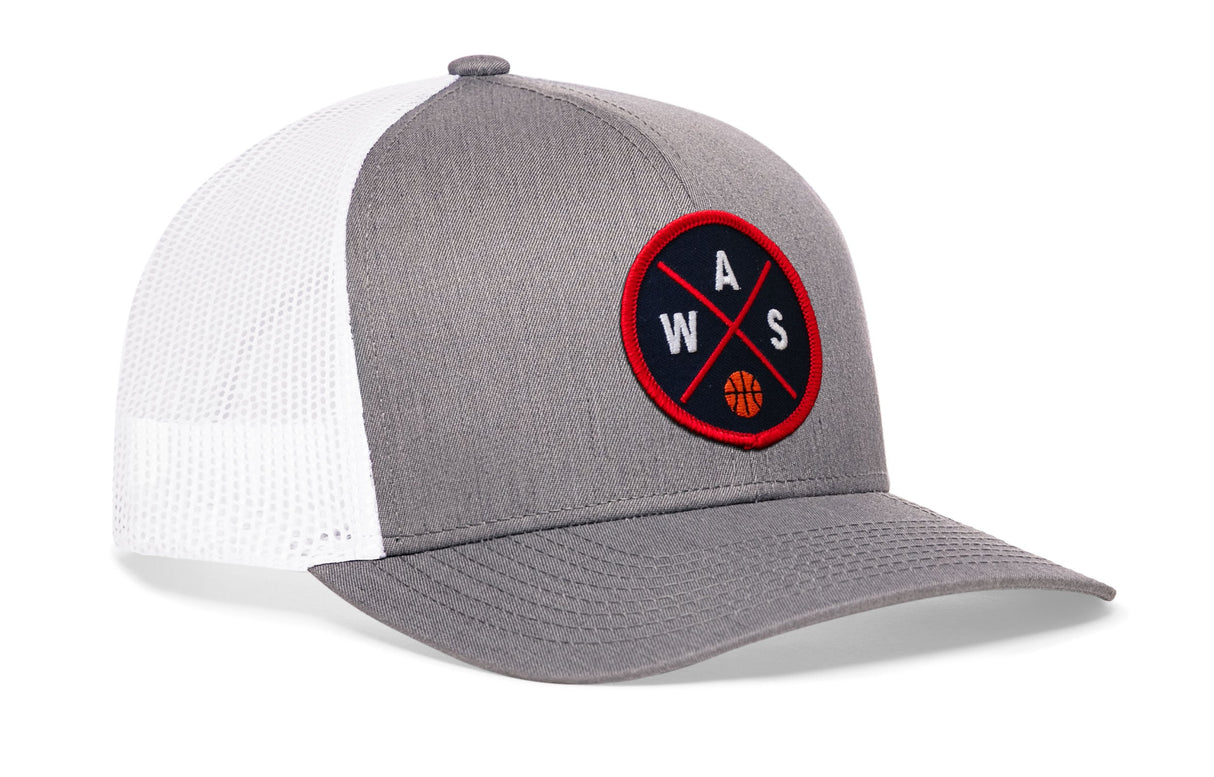 Washington DC Trucker Hat | WAS X Basketball Snapback