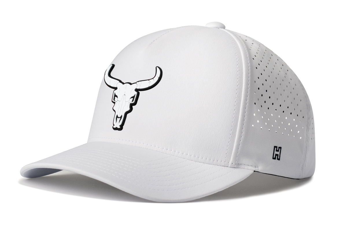 Bull Skull Performance 5-Panel Hat | Steer Flexfit Snapback