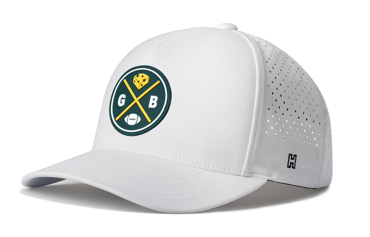 Green Bay Football Performance 5-Panel Hat | GB X Cheese Flexfit® Snapback