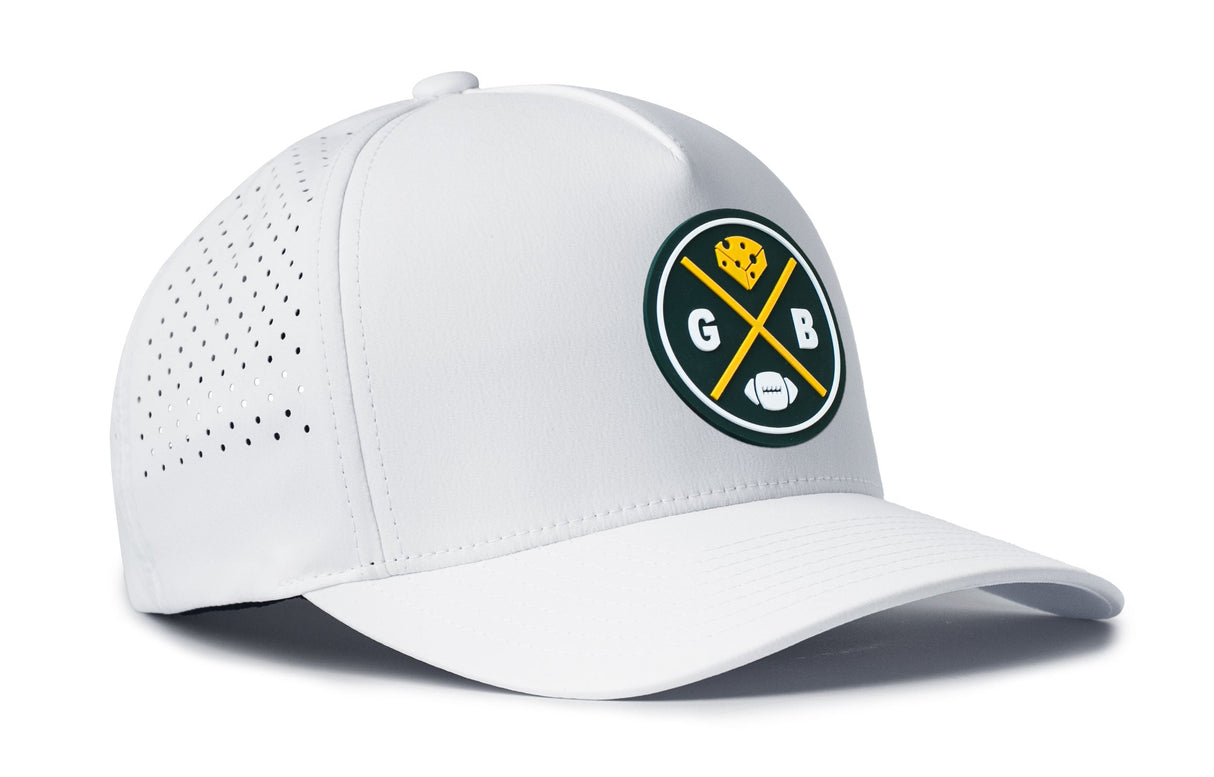 Green Bay Football Performance 5-Panel Hat | GB X Cheese Flexfit® Snapback