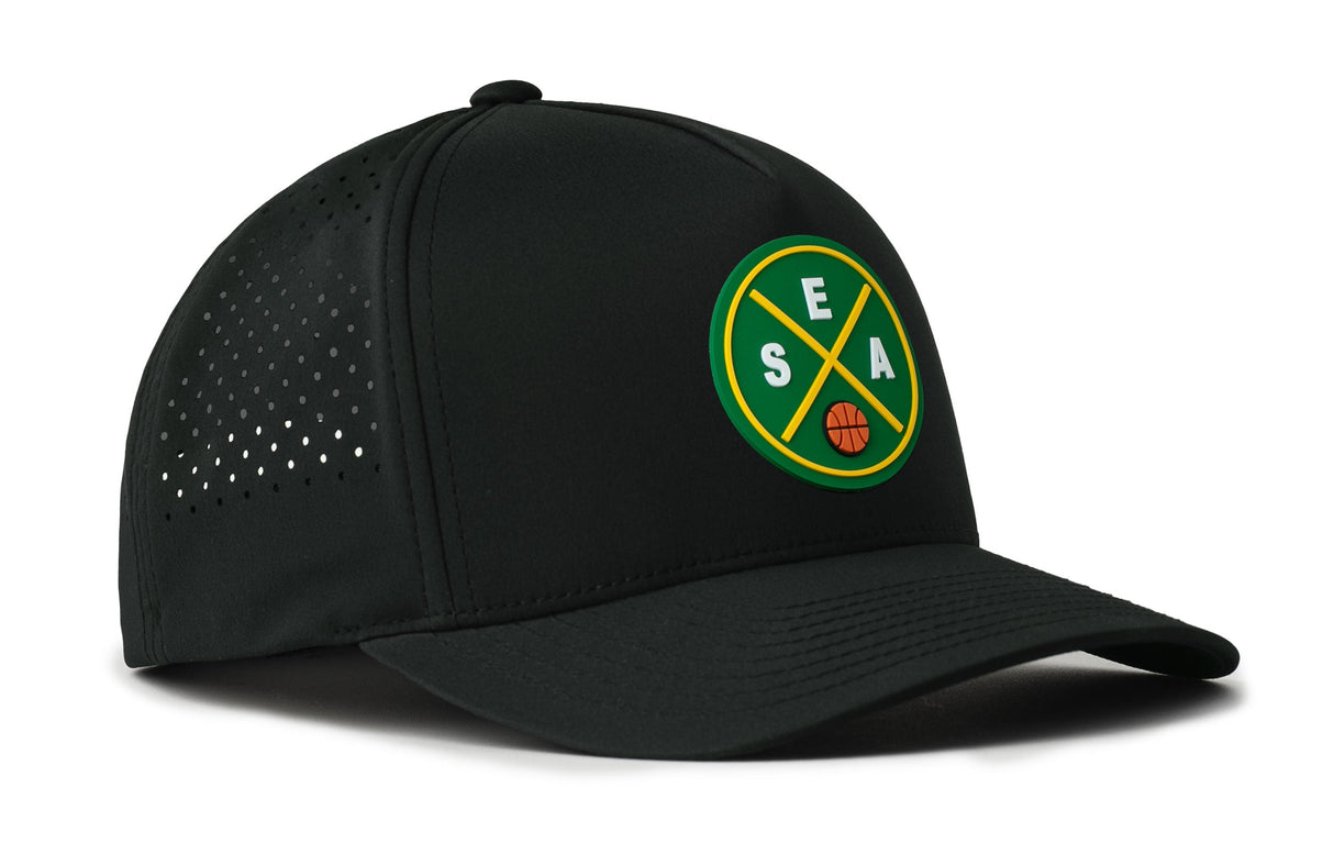 Seattle Basketball Performance 5-Panel Hat | SEA X Flexfit® Snapback