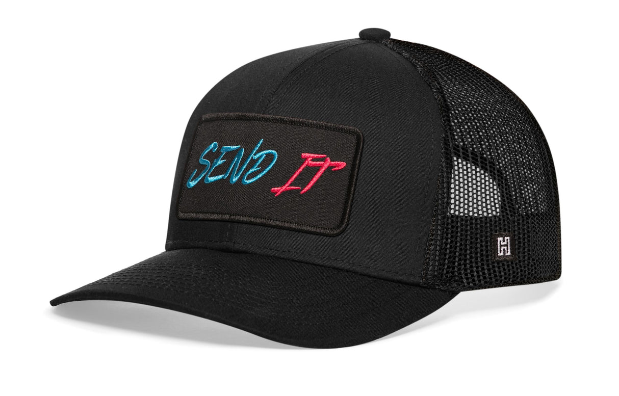 Send It Trucker Hat | Black Snapback