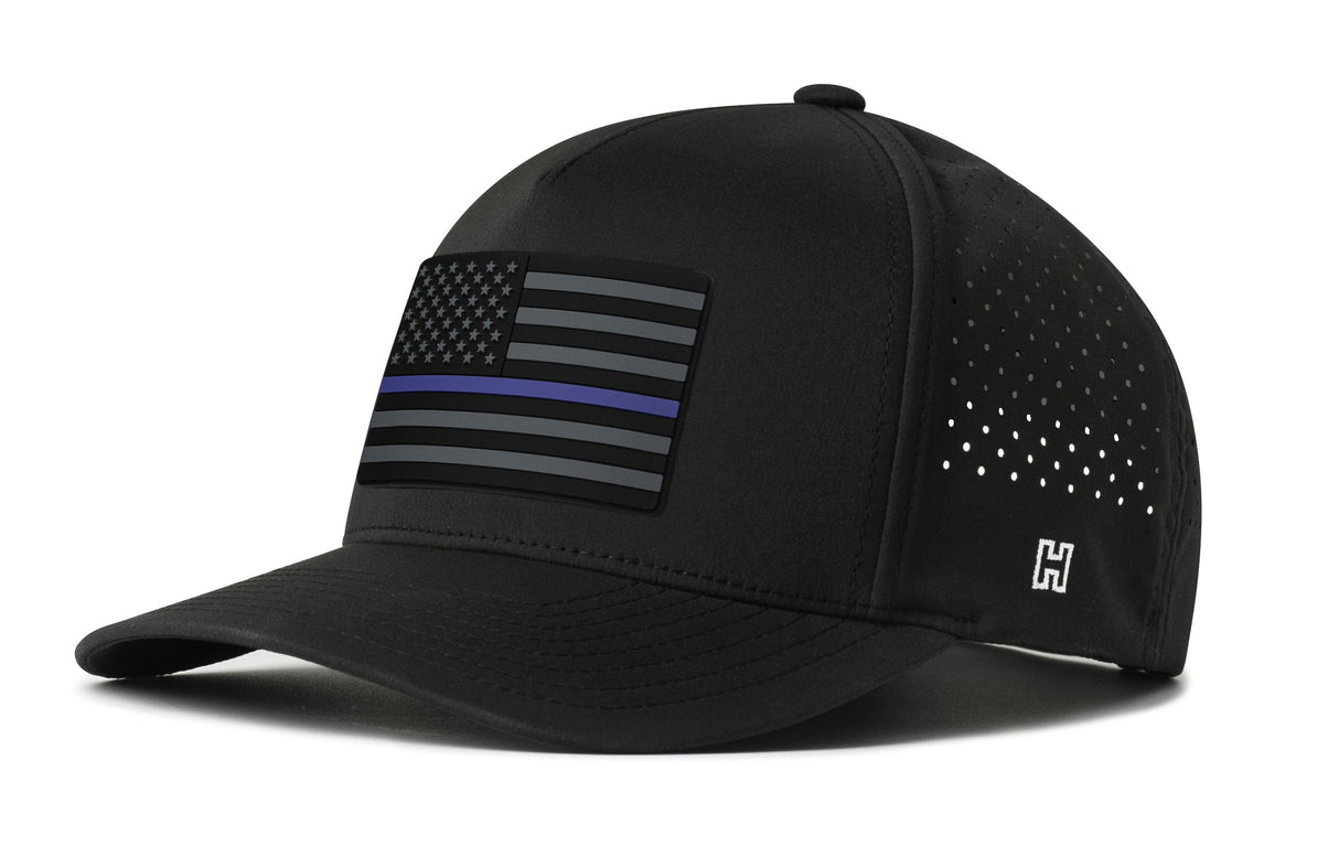 Thin Blue Line Performance 5-Panel Hat | Police Tactical Flexfit® Snapback