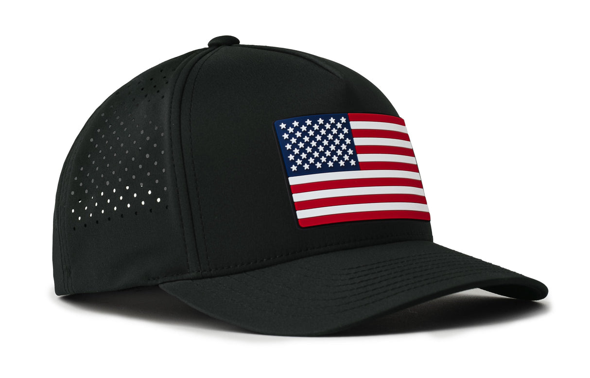 USA Performance 5-Panel Hat | American Flag Flexfit® Snapback