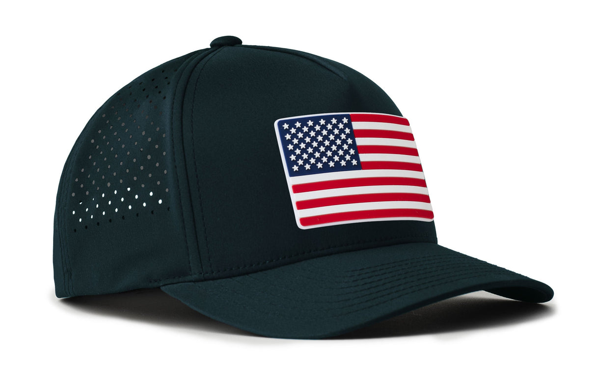 USA Performance 5-Panel Hat | American Flag Flexfit® Snapback
