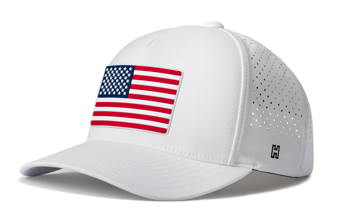 USA Performance 5-Panel Hat | American Flag Flexfit® Snapback