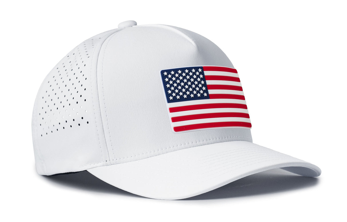 USA Performance 5-Panel Hat | American Flag Flexfit® Snapback