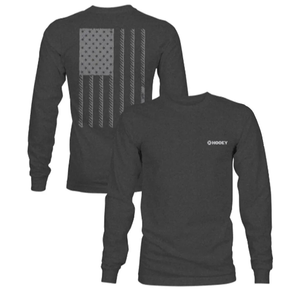 Camiseta de manga larga HOOey Liberty Roper (carbón) para hombre
