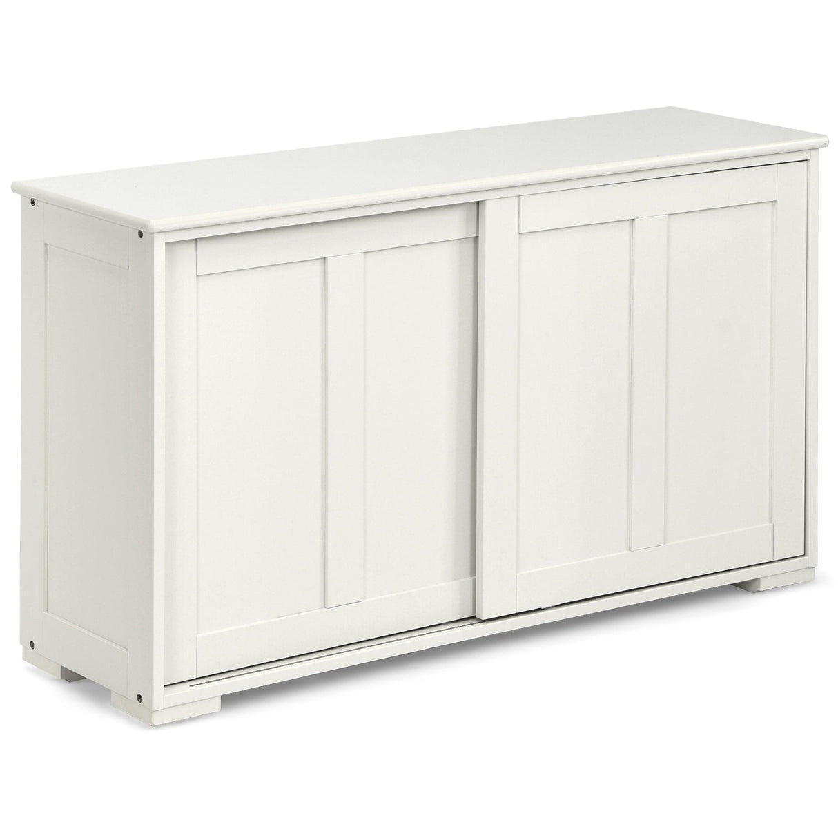 Mueble de cocina con puerta corrediza de madera