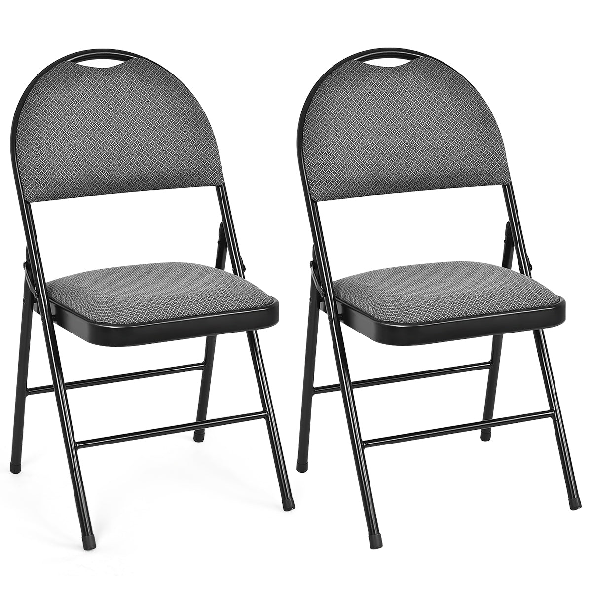 Sillas de comedor plegables acolchadas con respaldo de 2/4 piezas