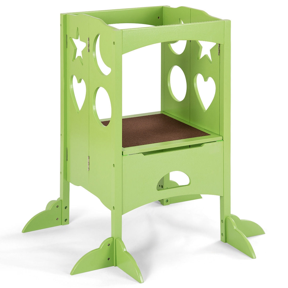 Taburete Plegable para Cocina Infantil - Verde