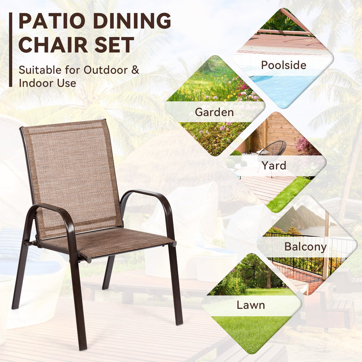 2 unidades de patio