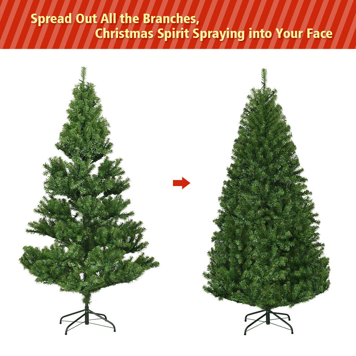 Árbol de Navidad Artificial Premium con Bisagras