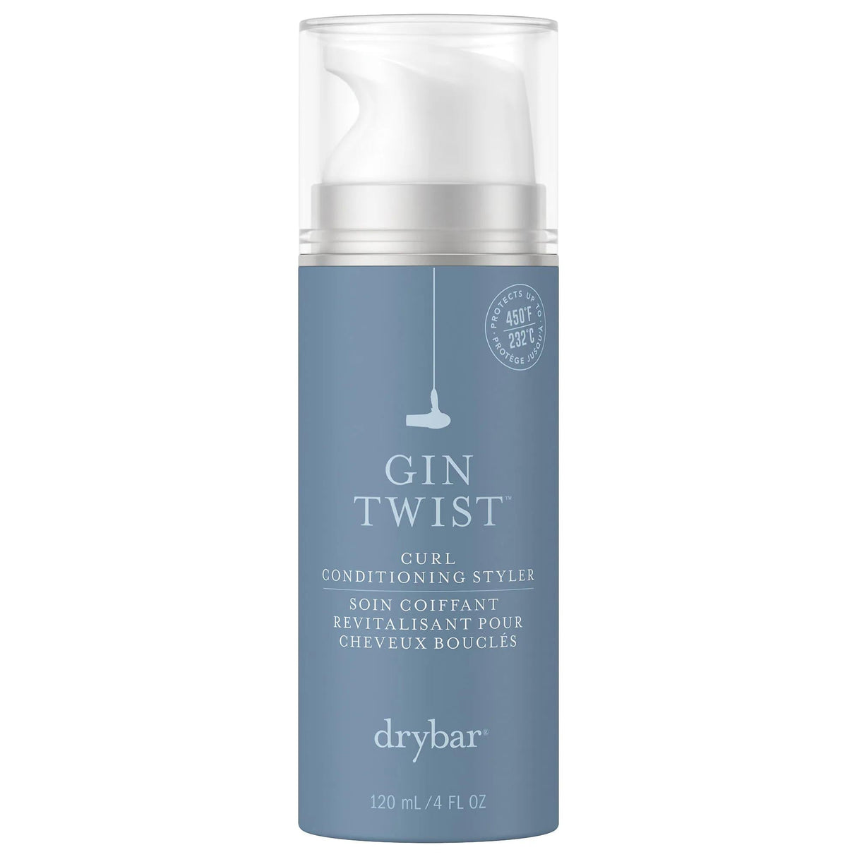 Gin Twist Leave-In Conditioning Styler - Enhances Curls, Heat Protectant up to 450°F