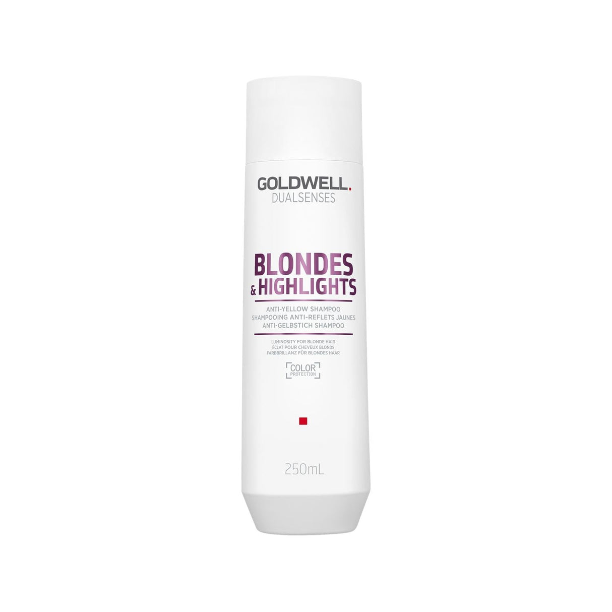 Goldwell Dualsenses Blondes & Highlights Anti Yellow Shampoo 250ml - Maintains Cool Blonde Tones, Reduces Brassiness