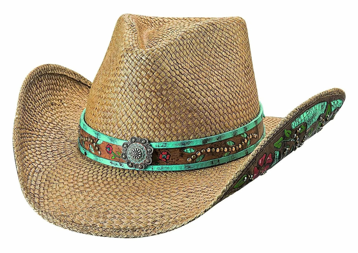 Bullhide Confío en mí misma - Sombrero vaquero de paja