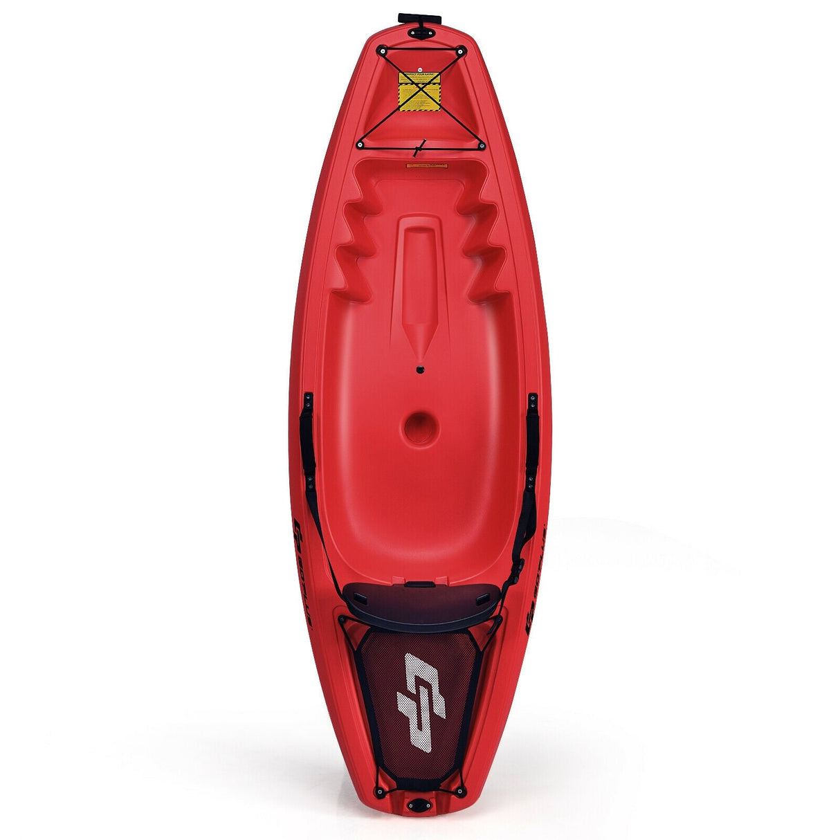 6 Feet Youth Kids Kayak with Bonus Paddle and Folding Backrest for Kid Over 5