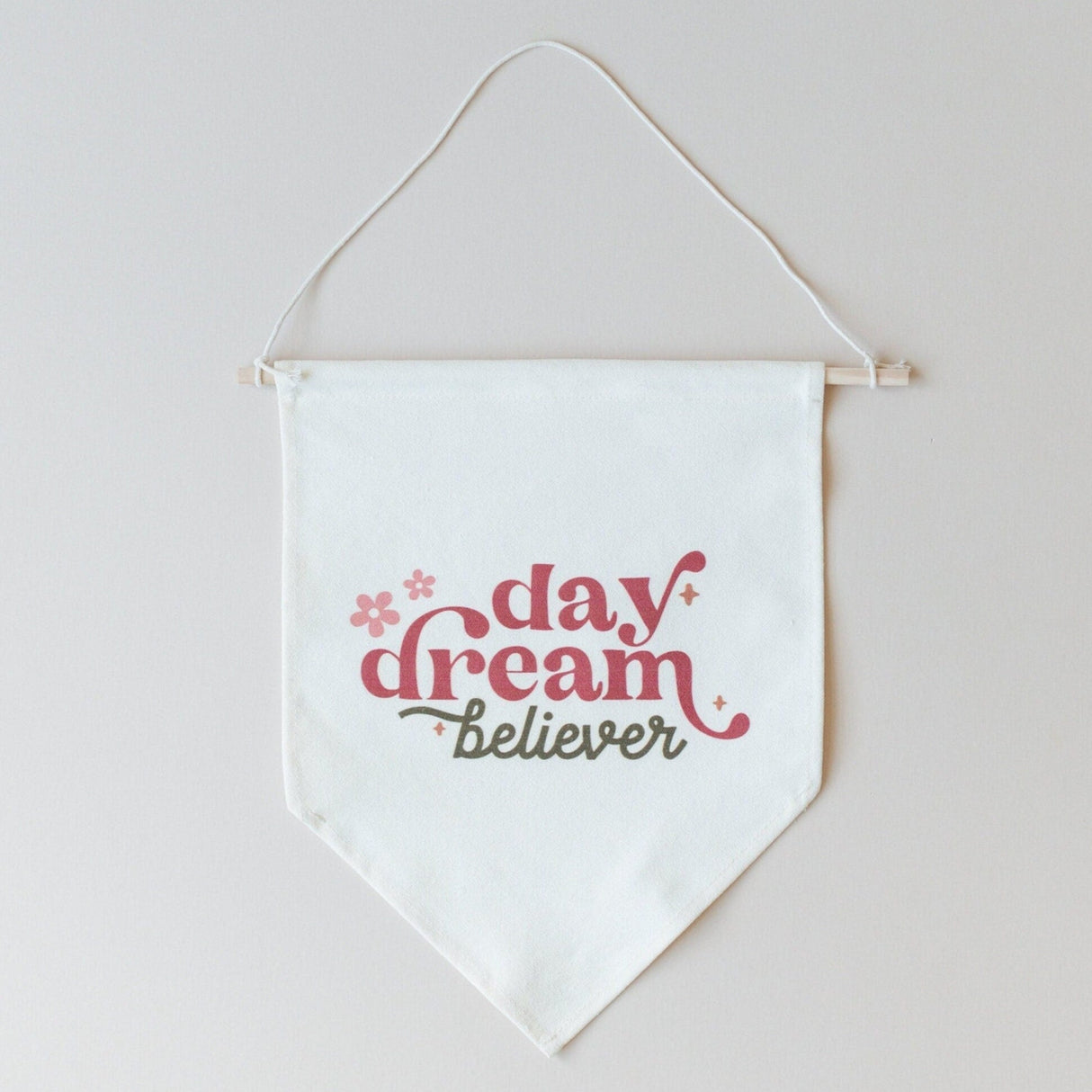 Banderín de lona Daydream Believer