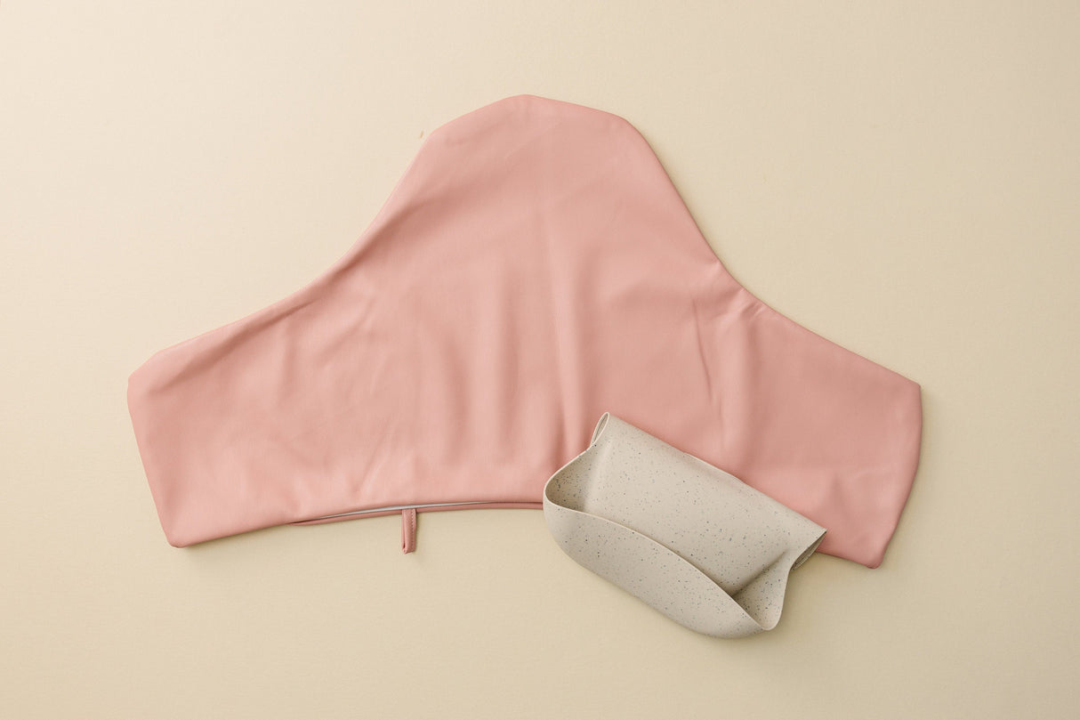 Funda de Cojín Rosa de Cuero Vegano para IKEA Antilop
