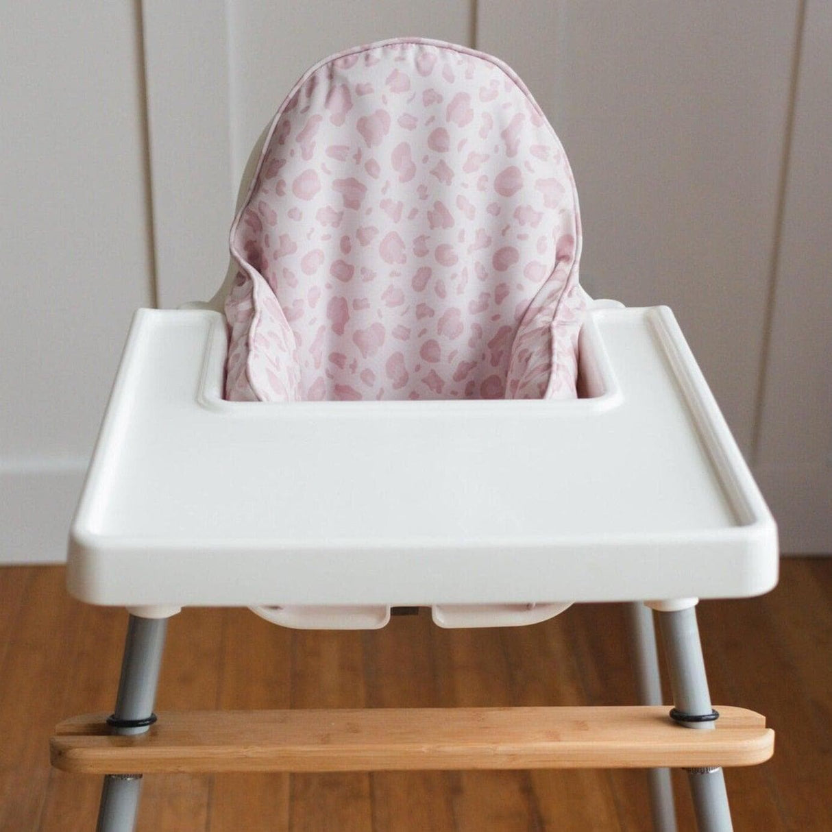Funda de cojín para trona IKEA Antilop Leopardo Rosa: Limpiable, Accesorios para trona