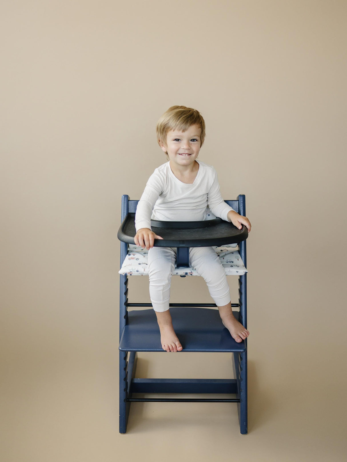 Cojín de tractores pequeños para la trona Stokke Tripp Trapp - Funda lavable - Accesorios para tronas de bebé
