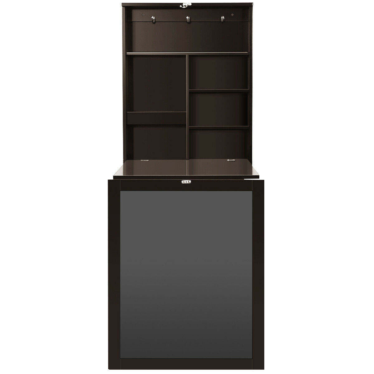 Mesa plegable de pared con pizarra